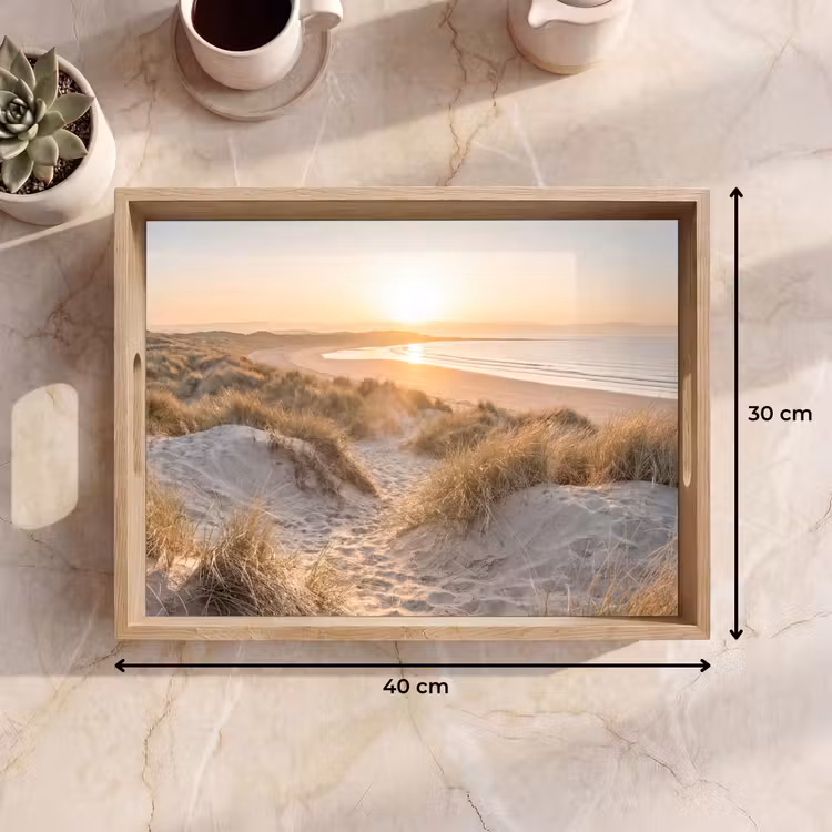 Duinen - Strand - Zee Dienblad Rechthoek middel -USP_Formaat