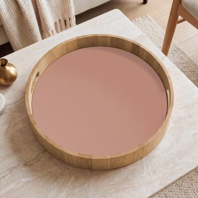 Earthy - Blusher - Roze Dienblad Rond middel 914 -sfeer1