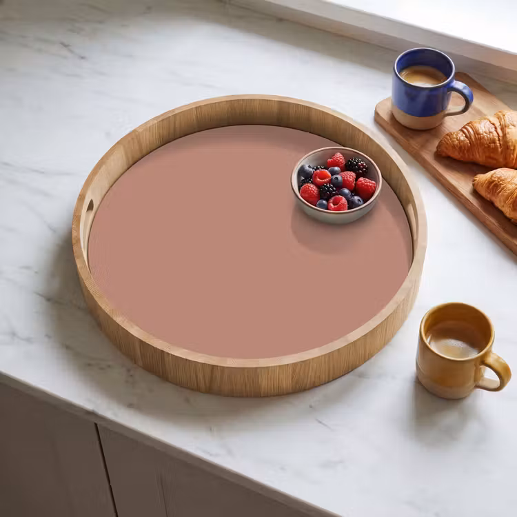 Earthy - Blusher - Roze Dienblad Rond middel 914 -sfeer2