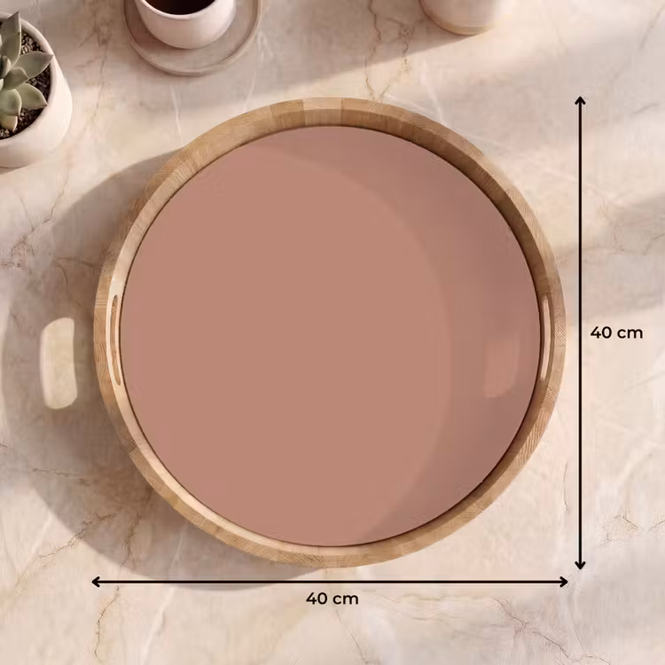 Earthy - Blusher - Roze Dienblad Rond middel 914 -USP_Formaat