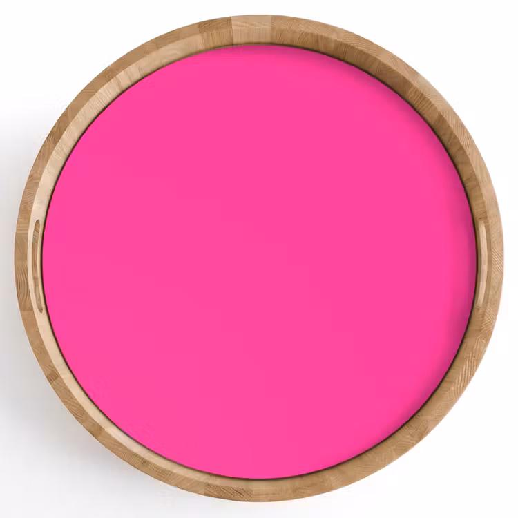 Electric - Magenta - Roze Dienblad Rond middel 914 -z3d_shopping
