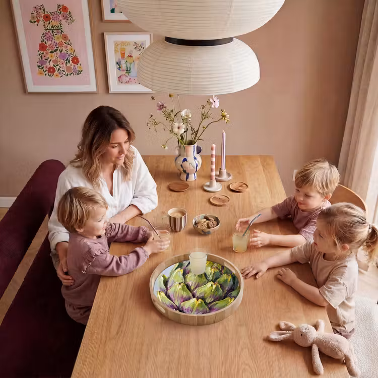 Dienblad - Eten - Artisjok - Modern - Eten - Artisjok - Modern Dienblad Rond middel