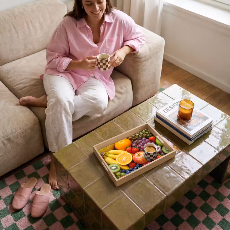 Eten - Fruit - Vers - Kleurrijk - Voeding Dienblad Rechthoek middel -sfeer3