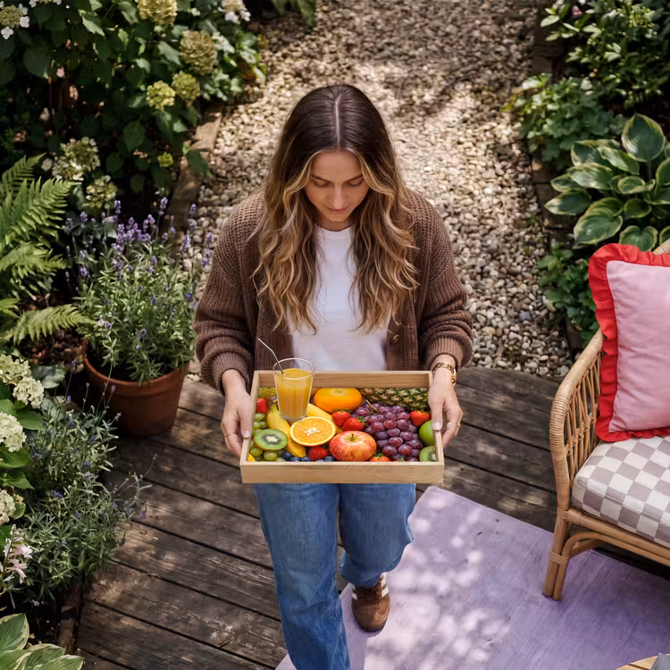 Eten - Fruit - Vers - Kleurrijk - Voeding Dienblad Rechthoek middel -sfeer5