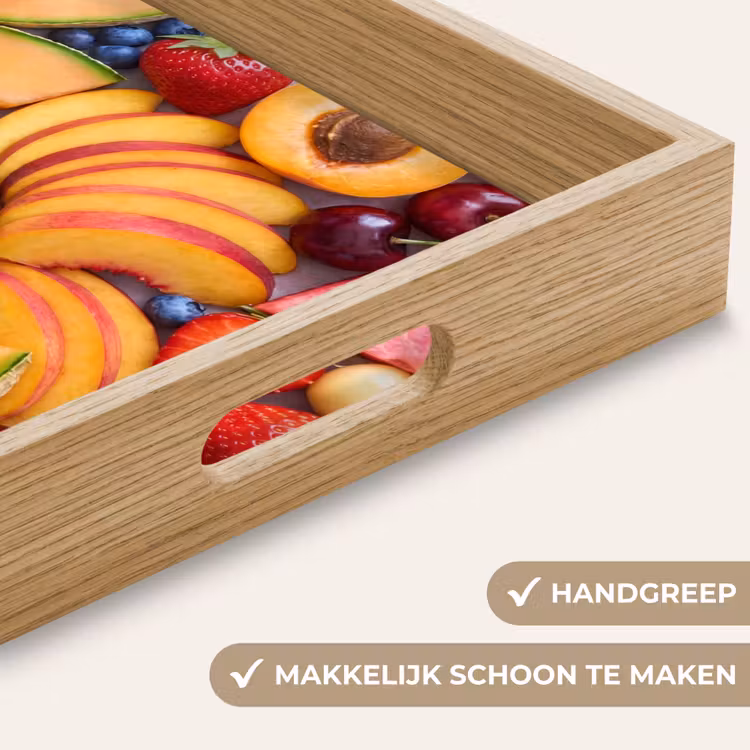 Eten - Fruit - Zomer - Kleurrijk Dienblad Rechthoek middel -USP_HandgreepNL