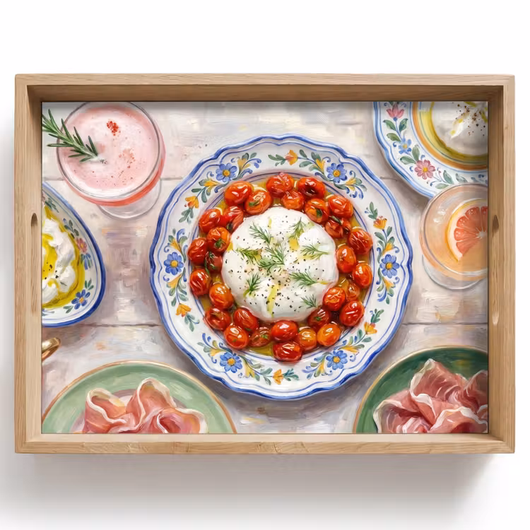 Eten - Tafel - Divers - Modern Dienblad Rechthoek middel -z3d_shopping