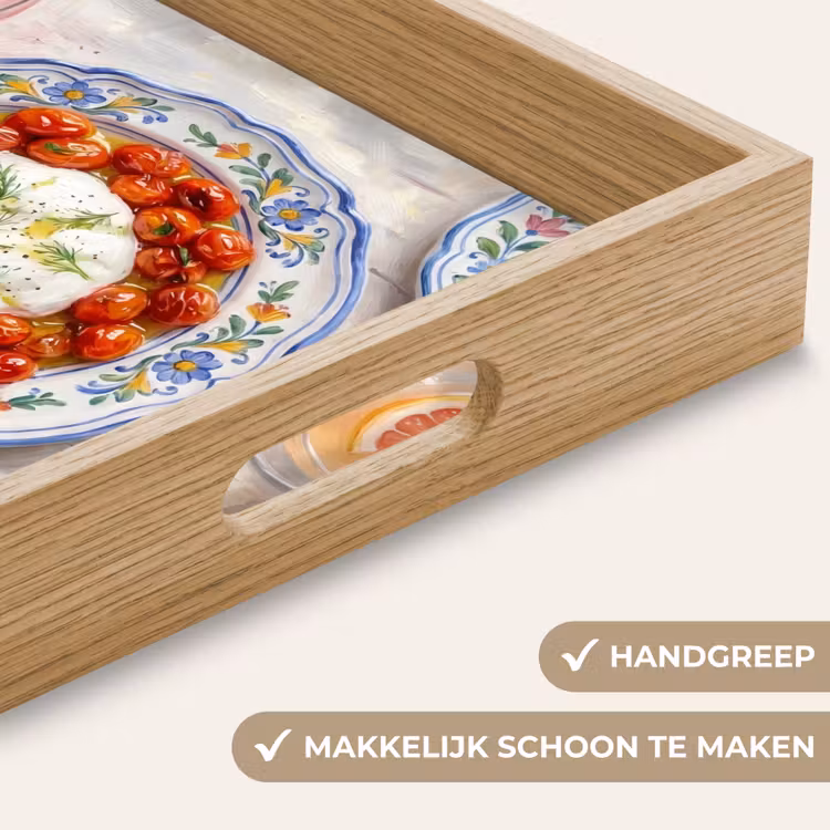 Eten - Tafel - Divers - Modern Dienblad Rechthoek middel -USP_HandgreepNL