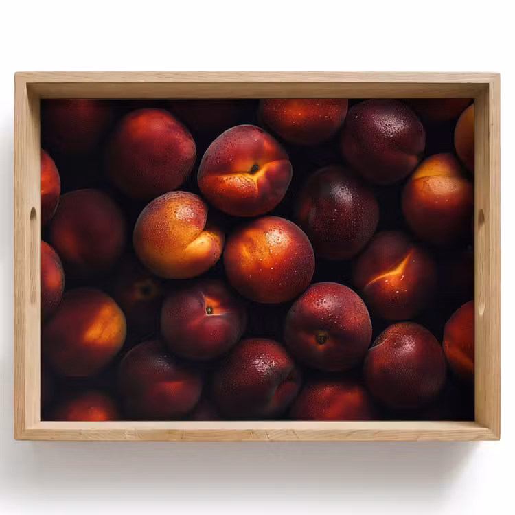 Fruit - Close up - Nectarines Dienblad Rechthoek middel -z3d_shopping