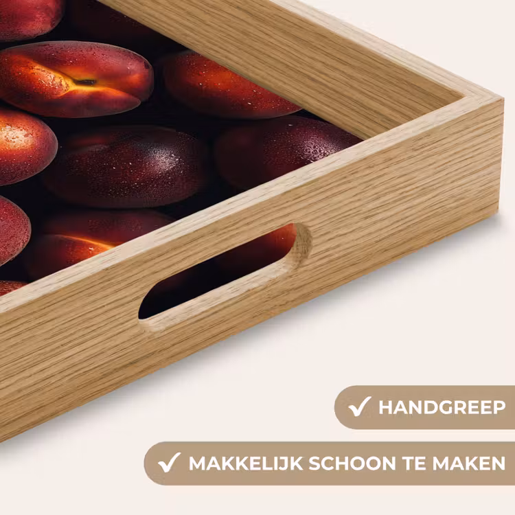 Fruit - Close up - Nectarines Dienblad Rechthoek middel -USP_HandgreepNL