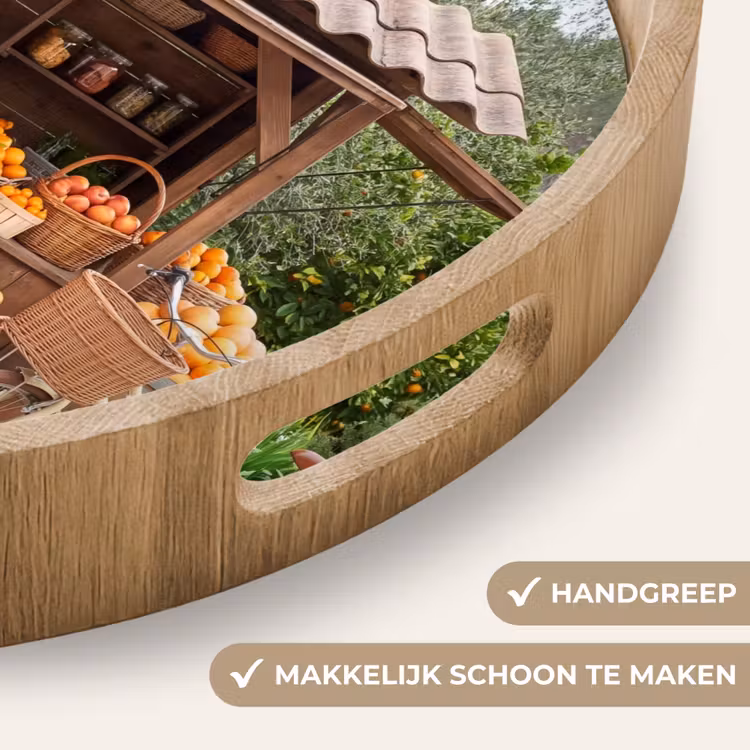 Dienblad - Fruit - Markt - Landelijk - Fruit - Markt - Landelijk Dienblad Rond middel
