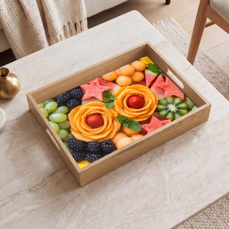 Fruit - Variatie - Kleurrijk - Vers - Eten Dienblad Rechthoek middel -sfeer1