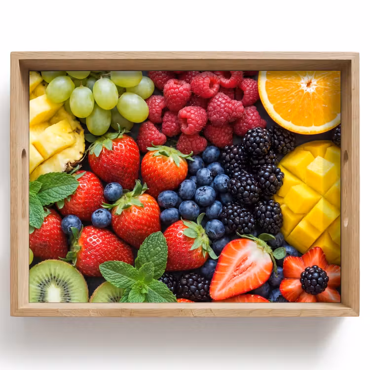 Fruit - Vers - Kleurrijk - Eten Dienblad Rechthoek middel -z3d_shopping