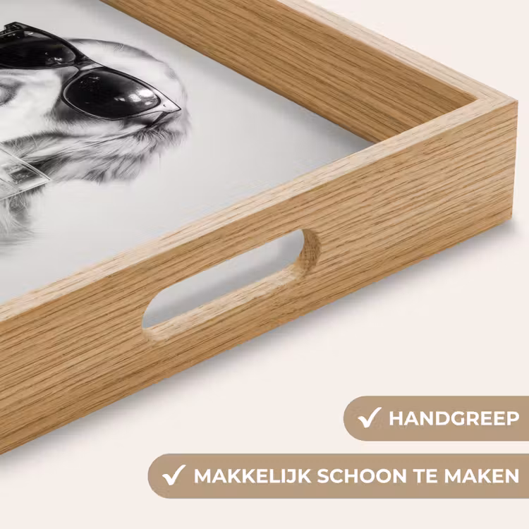 Golden retriever - Hond - Zonnebril - Gkas Dienblad Rechthoek middel -USP_HandgreepNL