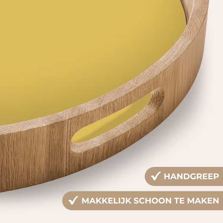 Golden - Victory - Geel Dienblad Rond middel 914 -USP_HandgreepNL