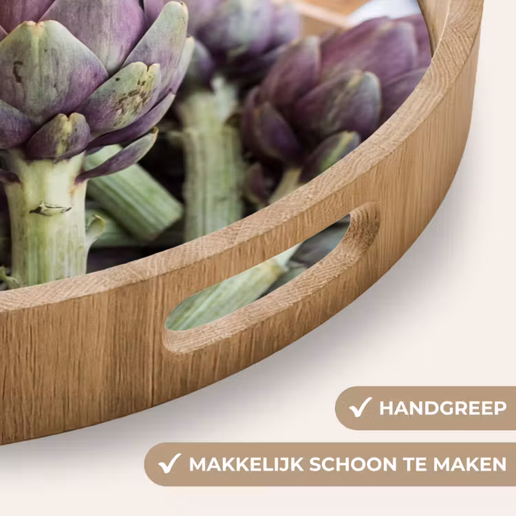 Dienblad - Groenten - Markt - Vers - Groenten - Markt - Vers Dienblad Rond middel