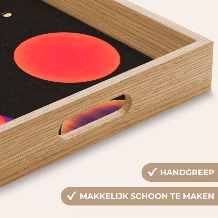 Hemel - Planeten - Felgekleurd Dienblad Rechthoek middel -USP_HandgreepNL