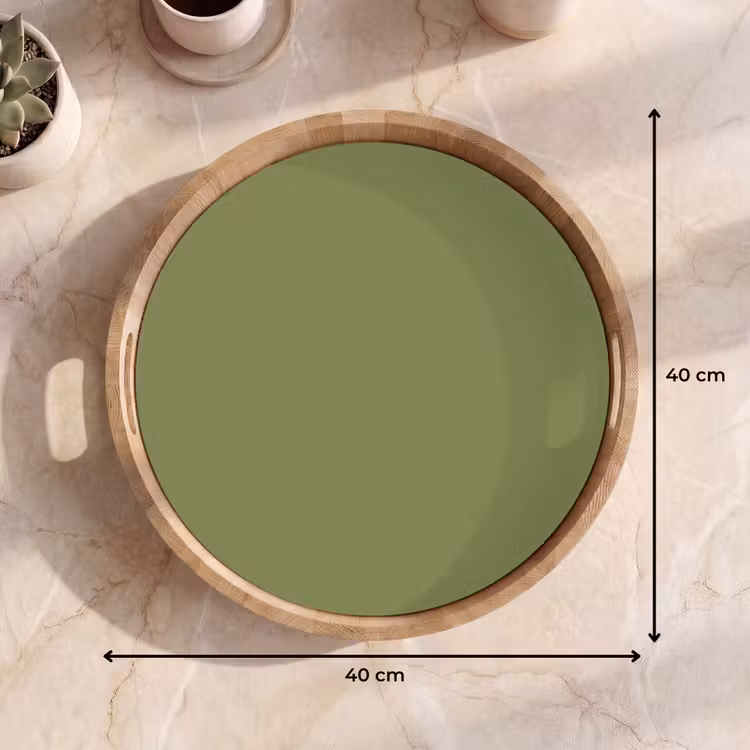 Herbal - Matcha - Groen Dienblad Rond middel 914 -USP_Formaat
