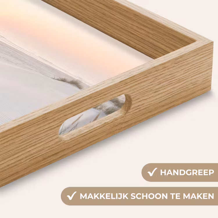 Horizon - Duinlandschap - Zand Dienblad Rechthoek middel -USP_HandgreepNL