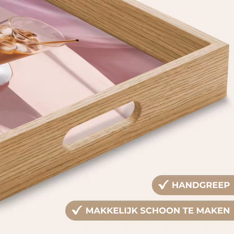 Ijskoffie - Zonnebril - Goud Dienblad Rechthoek middel -USP_HandgreepNL