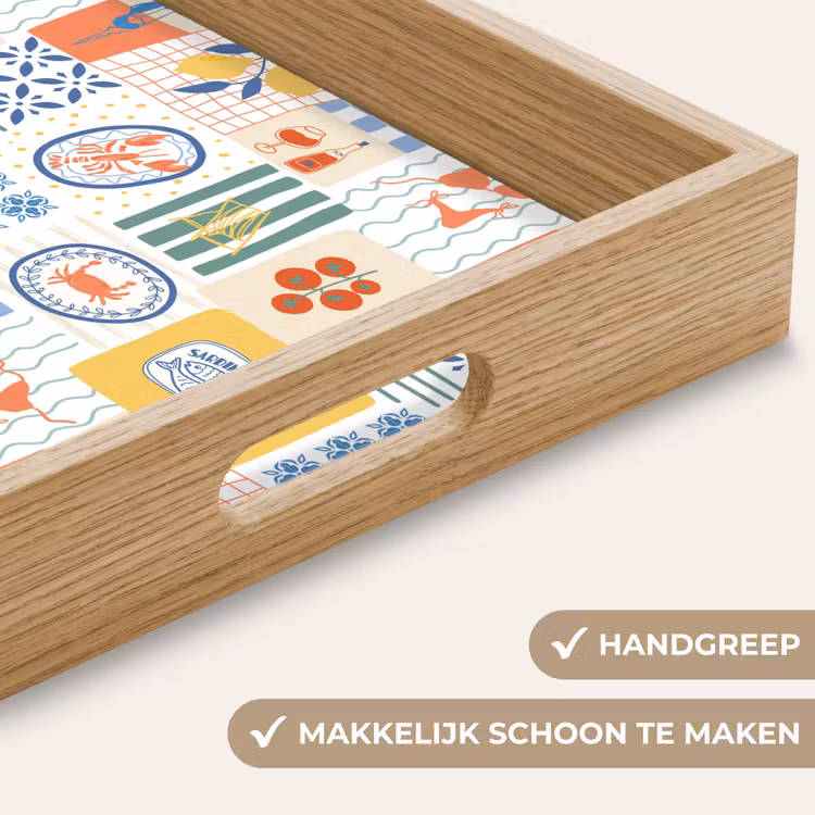 Illustratie - Patroon - Grafisch - Kleur Dienblad Rechthoek middel 911 -USP_HandgreepNL