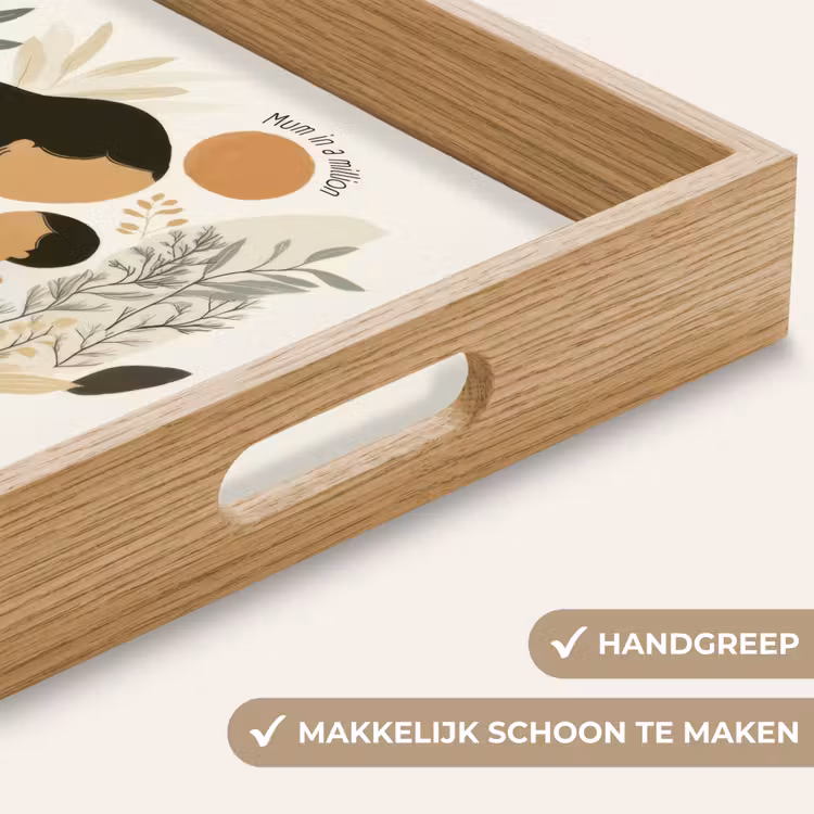 Illustratie - Quote - Moeder Dienblad Rechthoek middel -USP_HandgreepNL