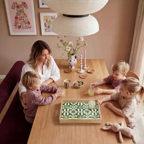 Interieur - Keramiek - Decoratie - Spaans Dienblad Rechthoek middel -sfeer4