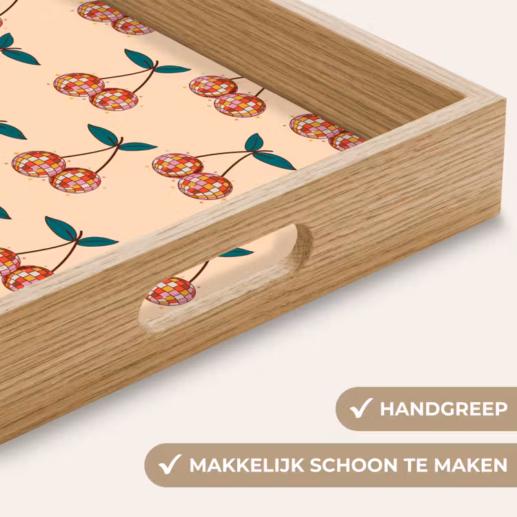 Kers - Disco - Patroon Dienblad Rechthoek middel 911 -USP_HandgreepNL
