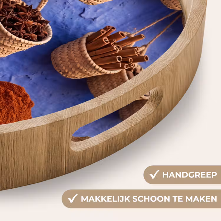 Dienblad - Kruiden - Manden - Markt - Kruiden - Manden - Markt Dienblad Rond middel