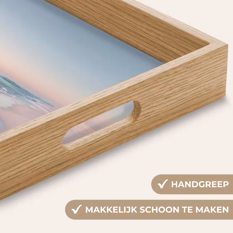 Kustlijn - Pastel - water Dienblad Rechthoek middel -USP_HandgreepNL