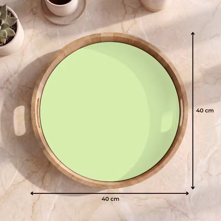 Light - Lime - Groen Dienblad Rond middel 914 -USP_Formaat