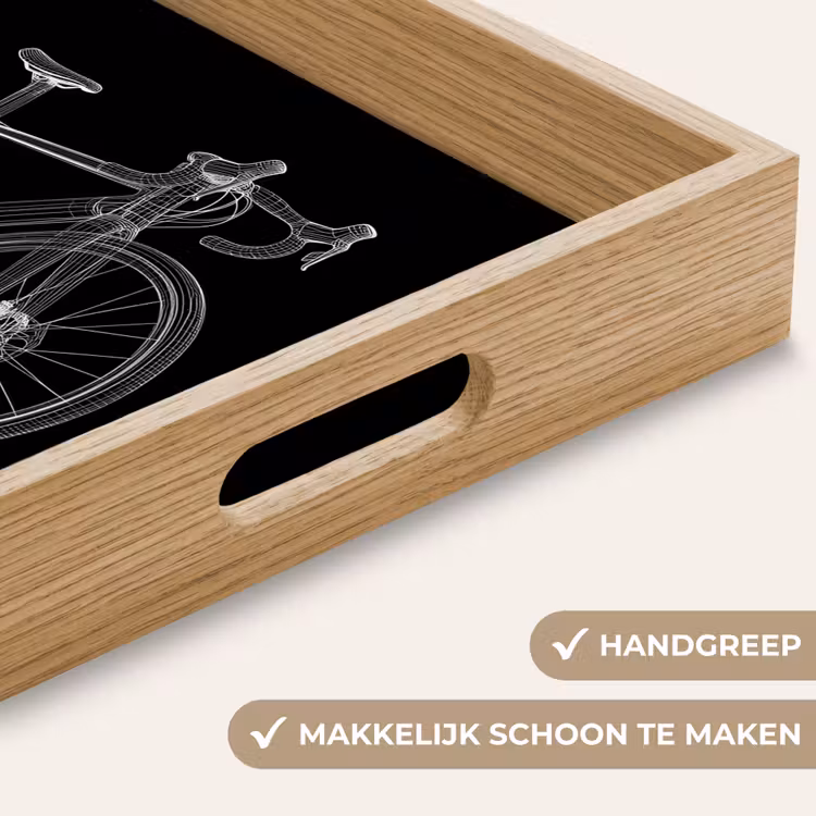 Lijnen - Illustratie - Wit Dienblad Rechthoek middel -USP_HandgreepNL
