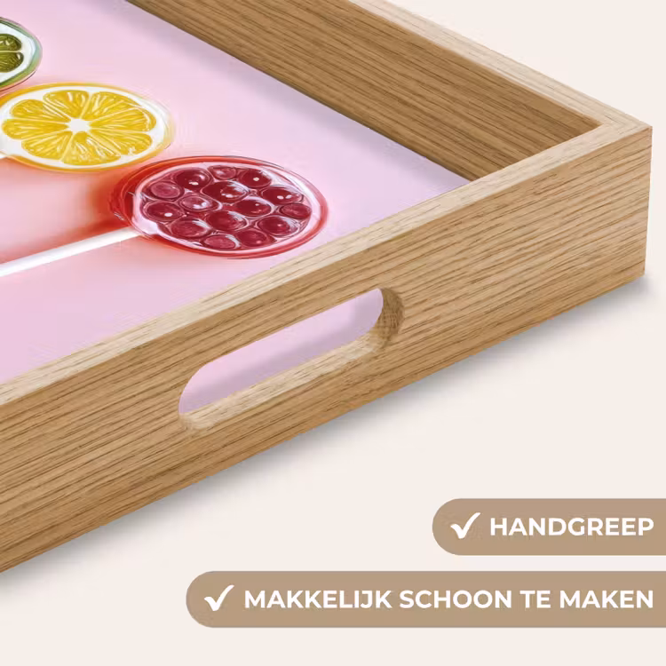 Lolly - Snoep - Citrus Dienblad Rechthoek middel -USP_HandgreepNL