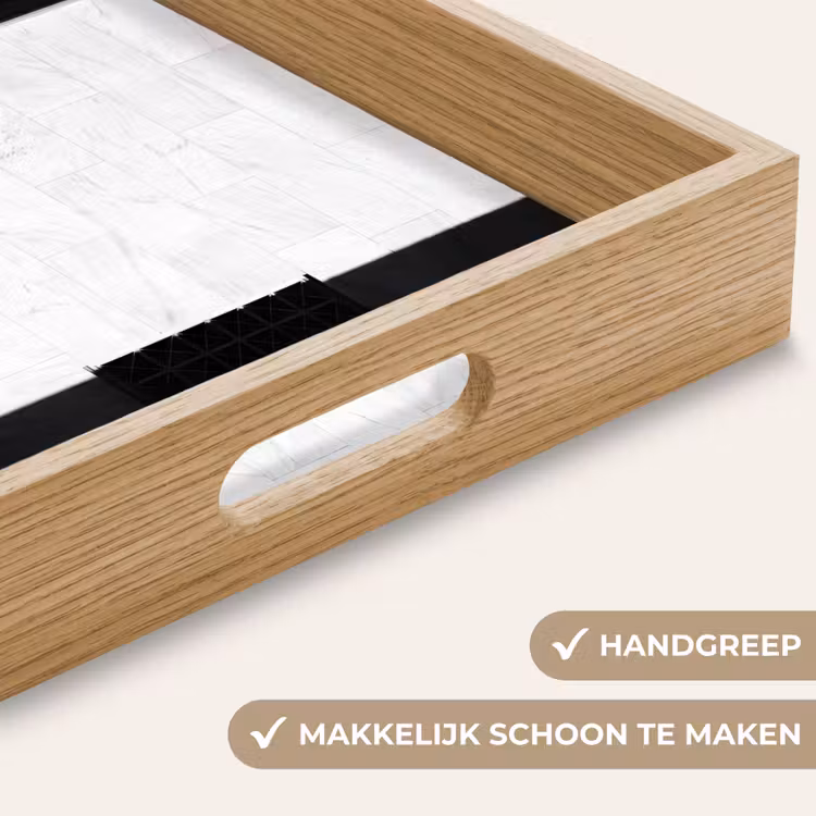 Mensen - Schaduw - Dans - Zwart-wit - Liefde Dienblad Rechthoek middel -USP_HandgreepNL