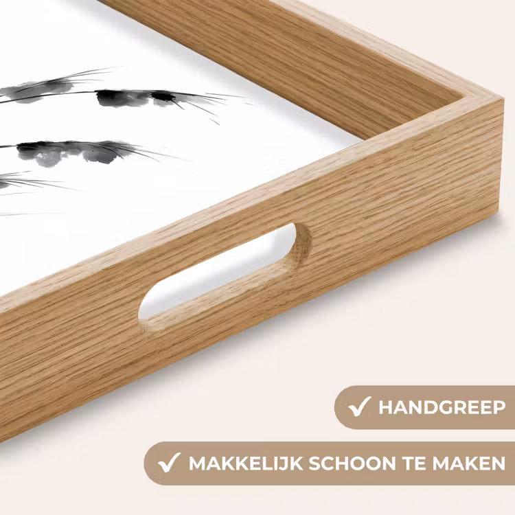 Minimalistisch - Stelen - Wit Dienblad Rechthoek middel -USP_HandgreepNL