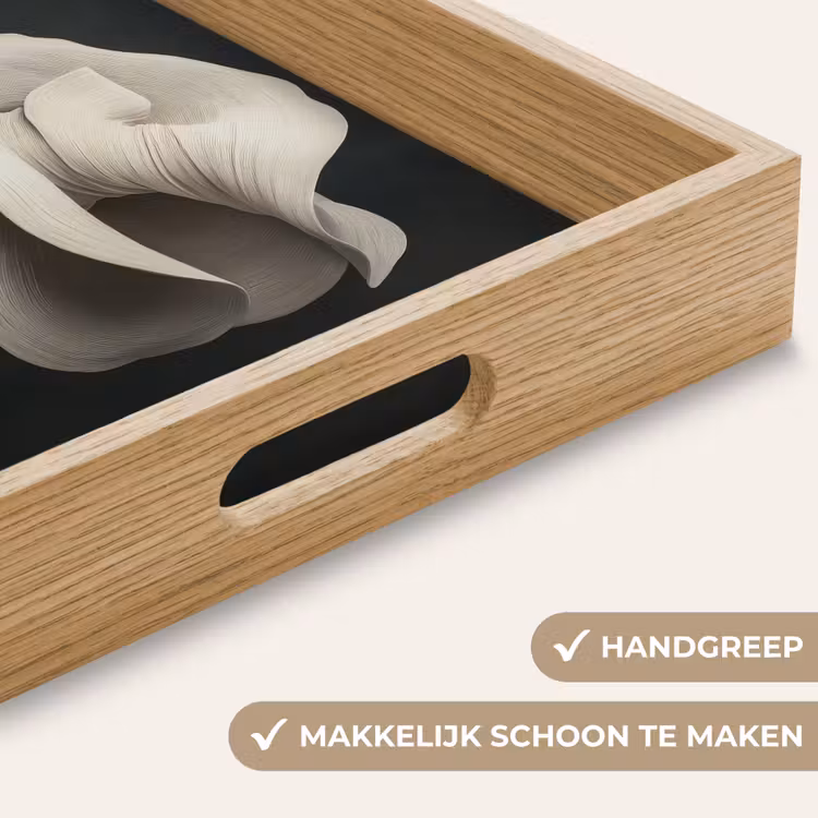Modern - Vrouw - Hoed Dienblad Rechthoek middel -USP_HandgreepNL