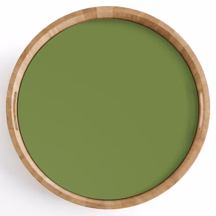 Moss - Green - Groen Dienblad Rond middel 914 -z3d_shopping