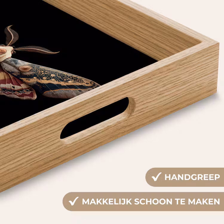 Mot - Oosterse patronen - Sierlijk Dienblad Rechthoek middel -USP_HandgreepNL