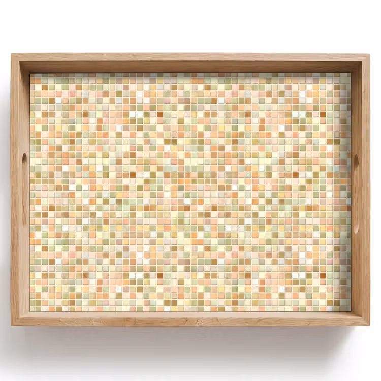 Mozaïek - Patroon - Terracotta Dienblad Rechthoek middel 911 -z3d_shopping