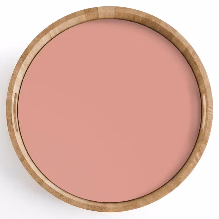Muted - Salmon - Koraal Dienblad Rond middel 914 -z3d_shopping