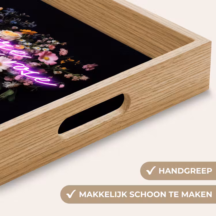 Neon - Vaas - Bloemen Dienblad Rechthoek middel -USP_HandgreepNL