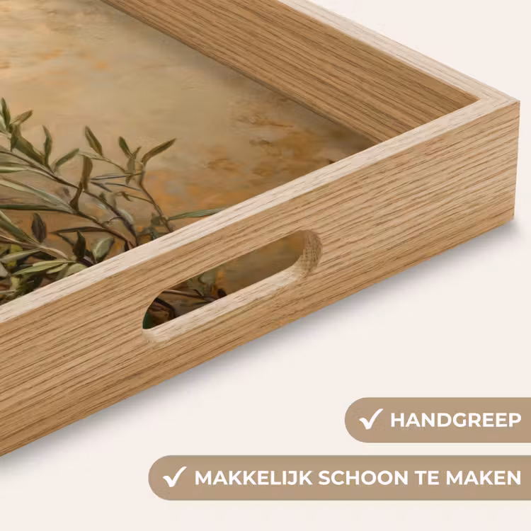 Olijven - Stilleven - Vintage Dienblad Rechthoek middel -USP_HandgreepNL