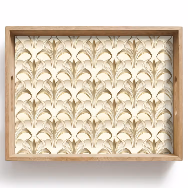 Ornament - Barok - Goud Dienblad Rechthoek middel 911 -z3d_shopping