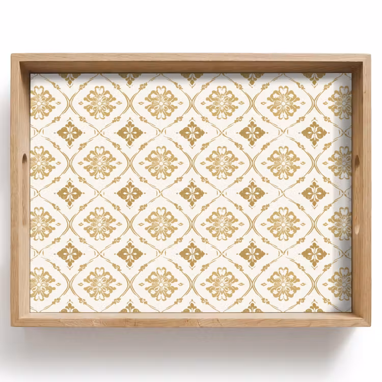 Ornament - Klassiek - Goud Dienblad Rechthoek middel 911 -z3d_shopping