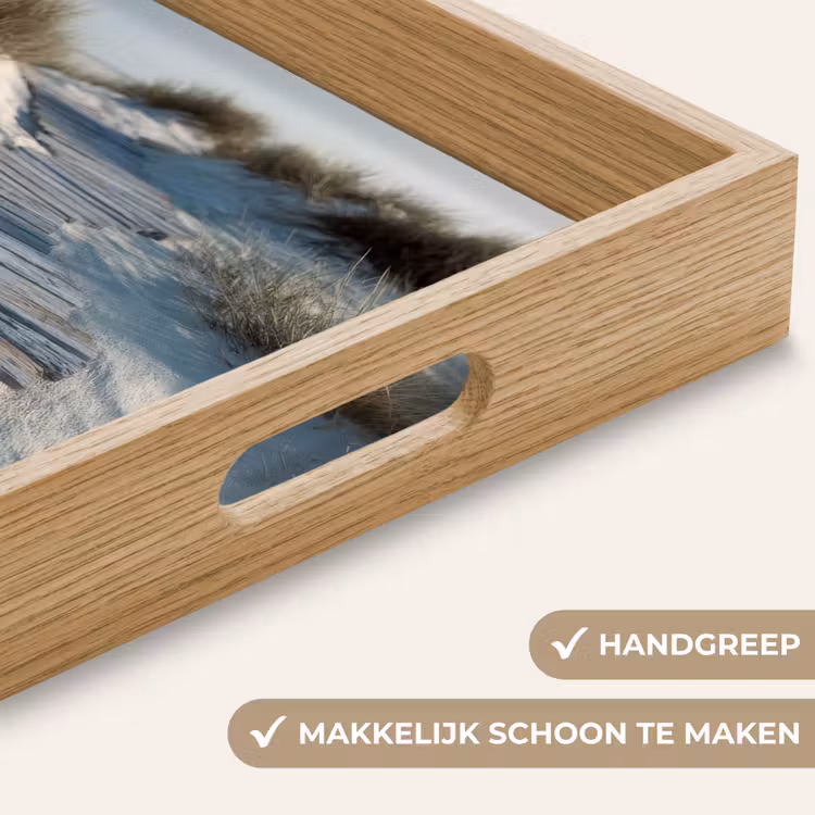 Pad - Planken - Duinen - Gras Dienblad Rechthoek middel -USP_HandgreepNL
