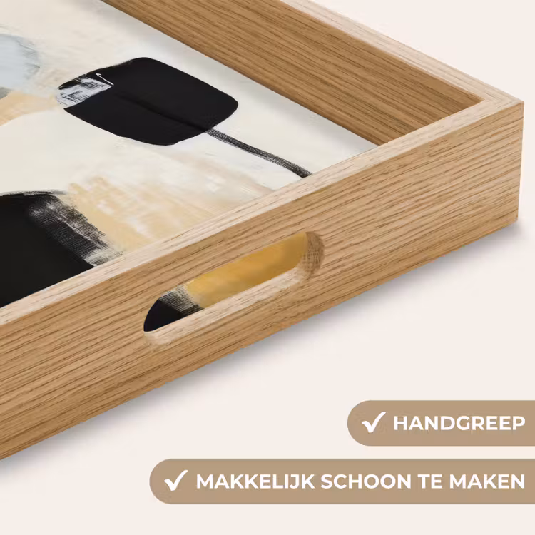 Paint - Abstract - Kleuren Dienblad Rechthoek middel -USP_HandgreepNL