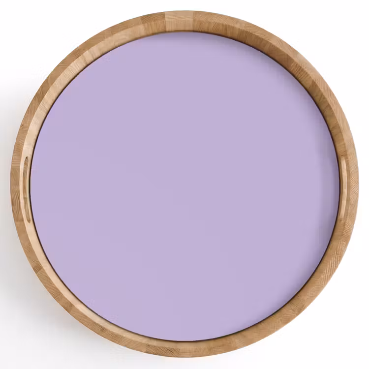 Pastel - Lilac - Paars Dienblad Rond middel 914 -z3d_shopping