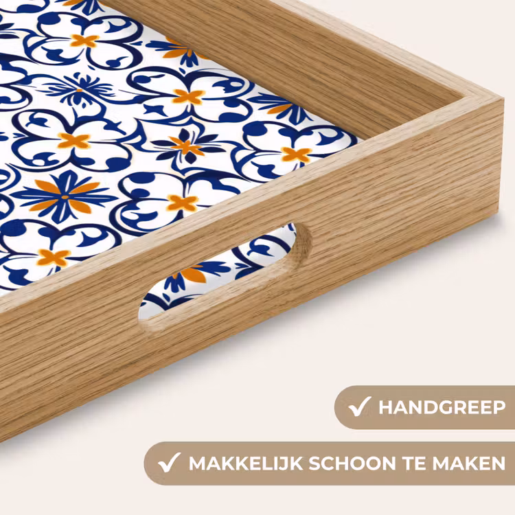 Patroon - Modern - Kleurrijk Dienblad Rechthoek middel 911 -USP_HandgreepNL