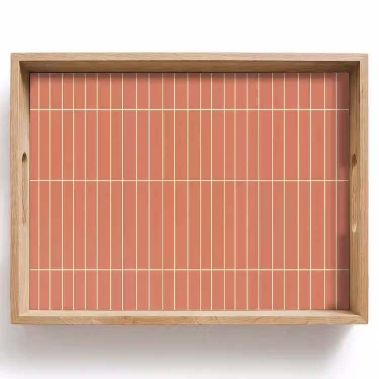 Patroon - Tegels - Terracotta Dienblad Rechthoek middel 911 -z3d_shopping