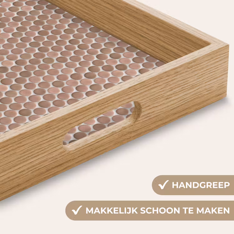 Penny - Mozaïek - Oudroze - Terracotta Dienblad Rechthoek middel 911 -USP_HandgreepNL