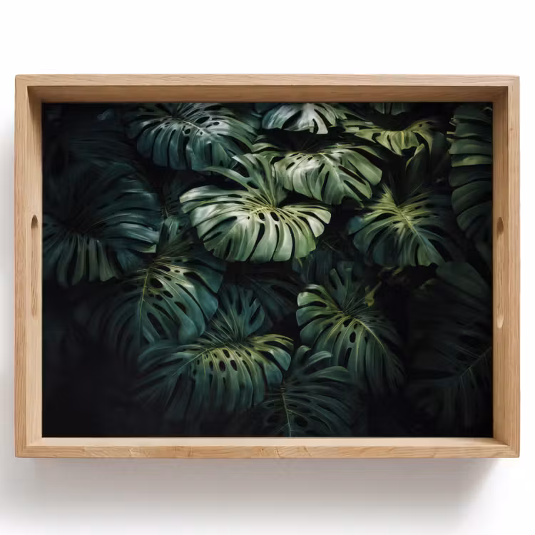 Plant - Monstera - Lichtinval Dienblad Rechthoek middel -z3d_shopping